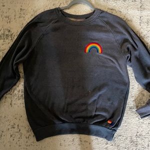 Aviator nation rainbow sweatshirt